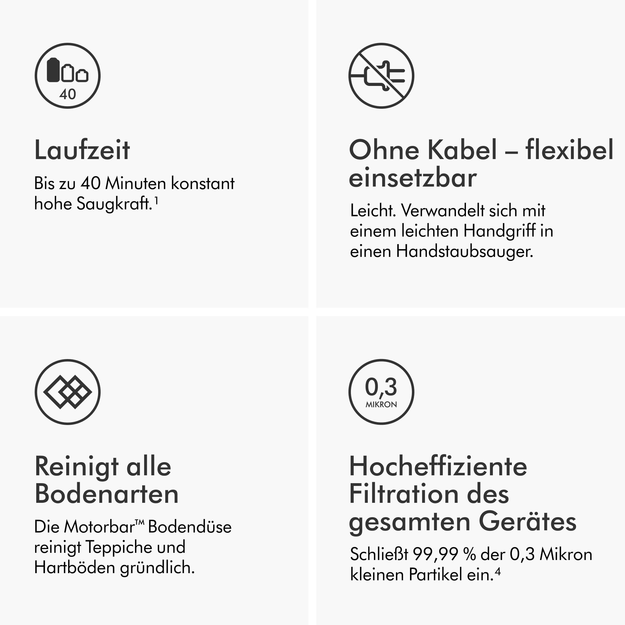 Dyson V8™ Advanced kabelloser Staubsauger (Silber/Nickel)