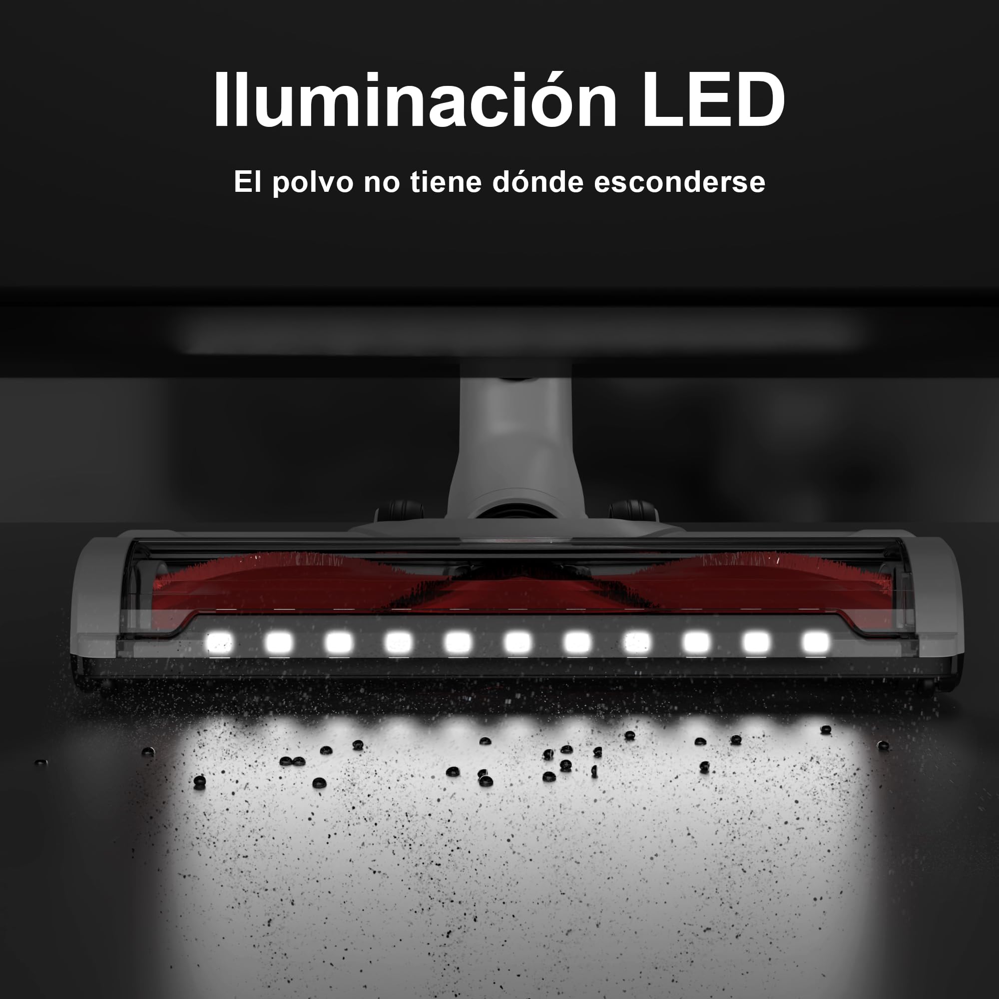 Akku Staubsauger Kabellos, Leiser Stabstaubsauger für Hartböden, Teppiche & Tierhaare