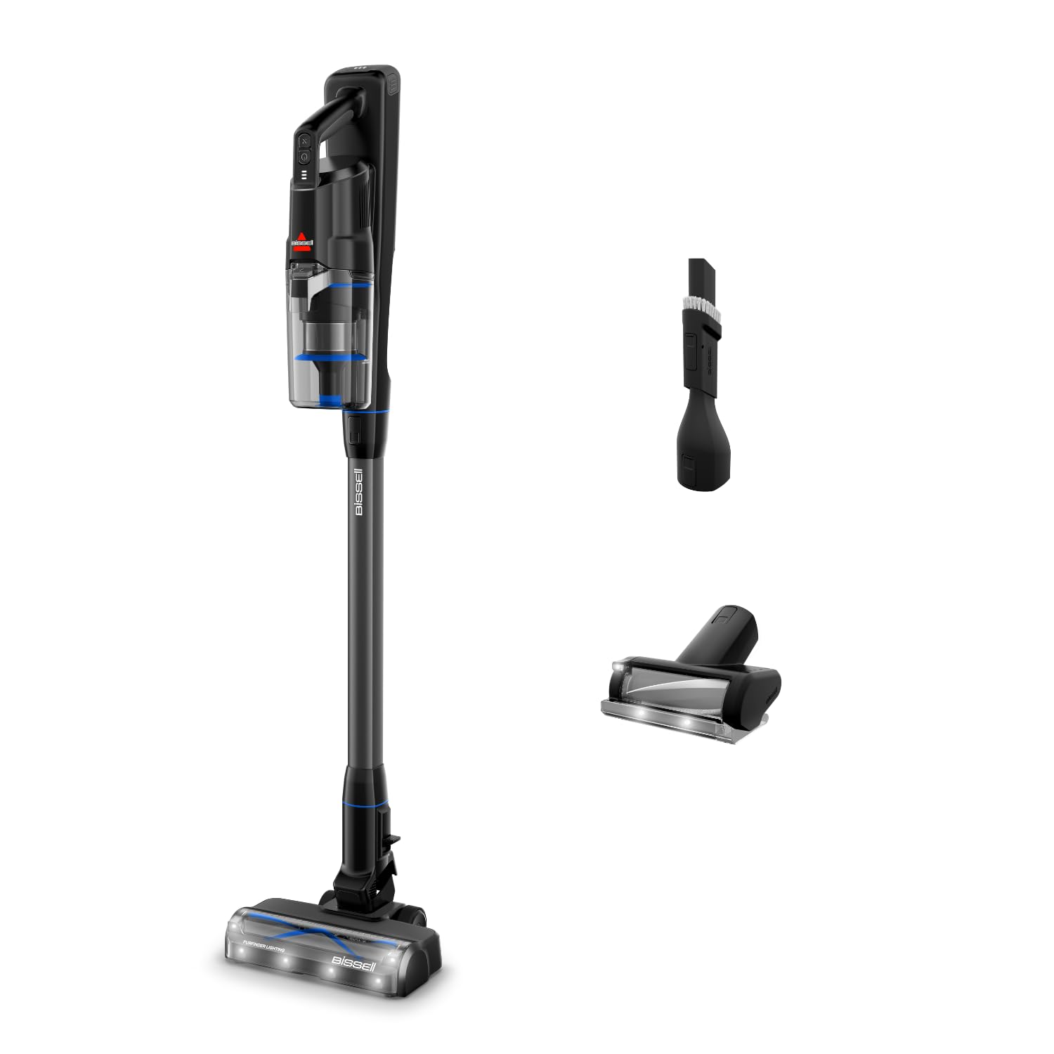 Bissell PowerClean FurGuard Akku-Staubsauger, 280W, 50 Min Laufzeit, HEPA-Filter, FurFinder-Licht, selbstreinigende Bürste