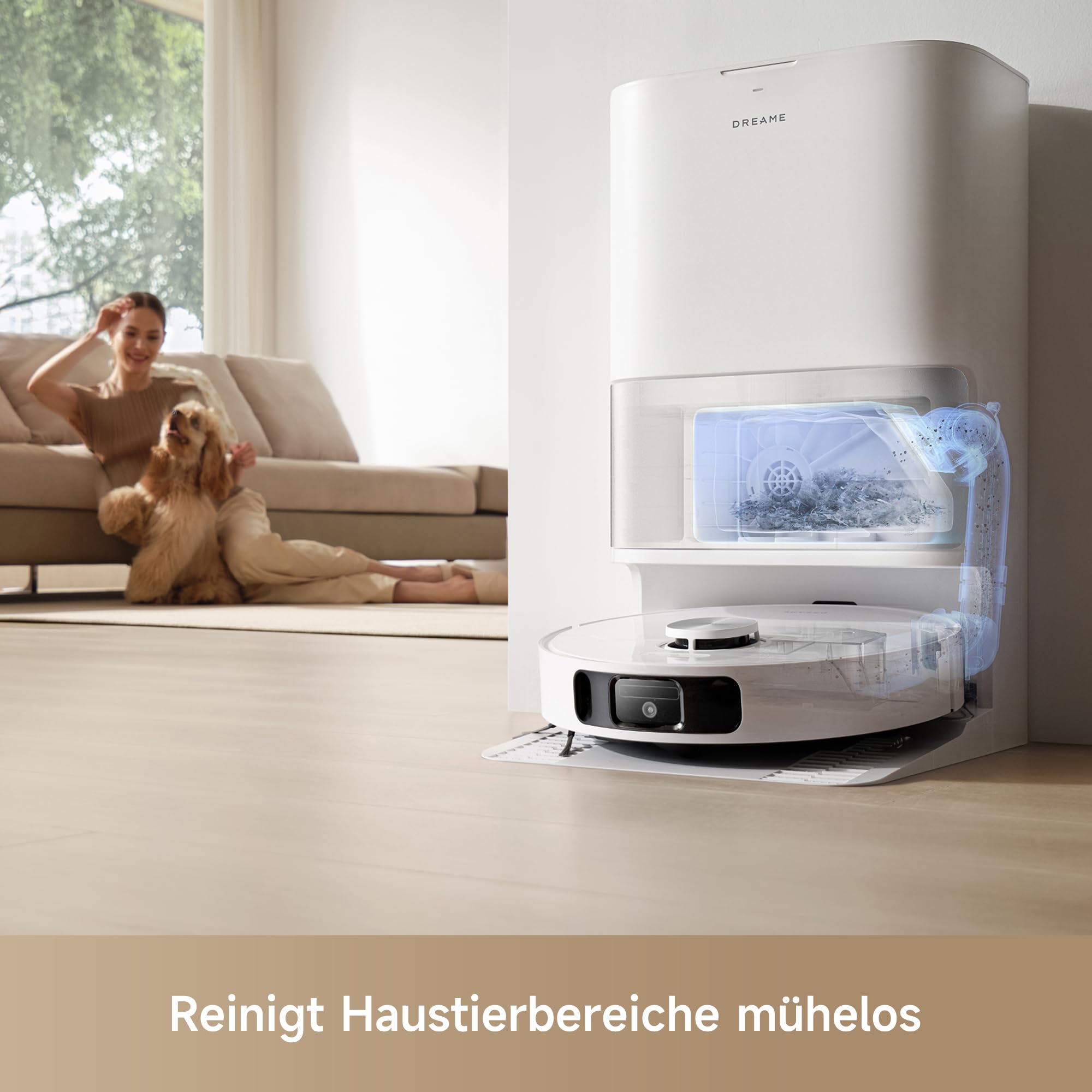 dreame L10s Ultra Gen 2 Saugroboter, 10.000Pa, Wischfunktion, MopExtend RoboSwing, Haustiermodus, automatische Basis, Teppichreinigung