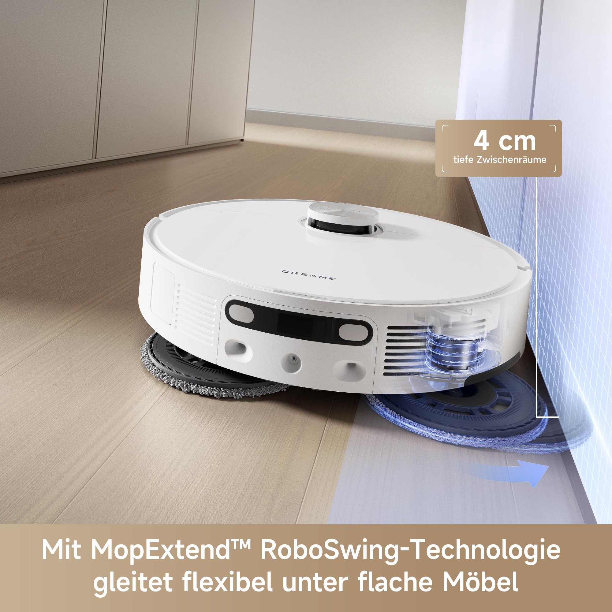 dreame L10s Ultra Gen 2 Saugroboter, 10.000Pa, Wischfunktion, MopExtend RoboSwing, Haustiermodus, automatische Basis, Teppichreinigung