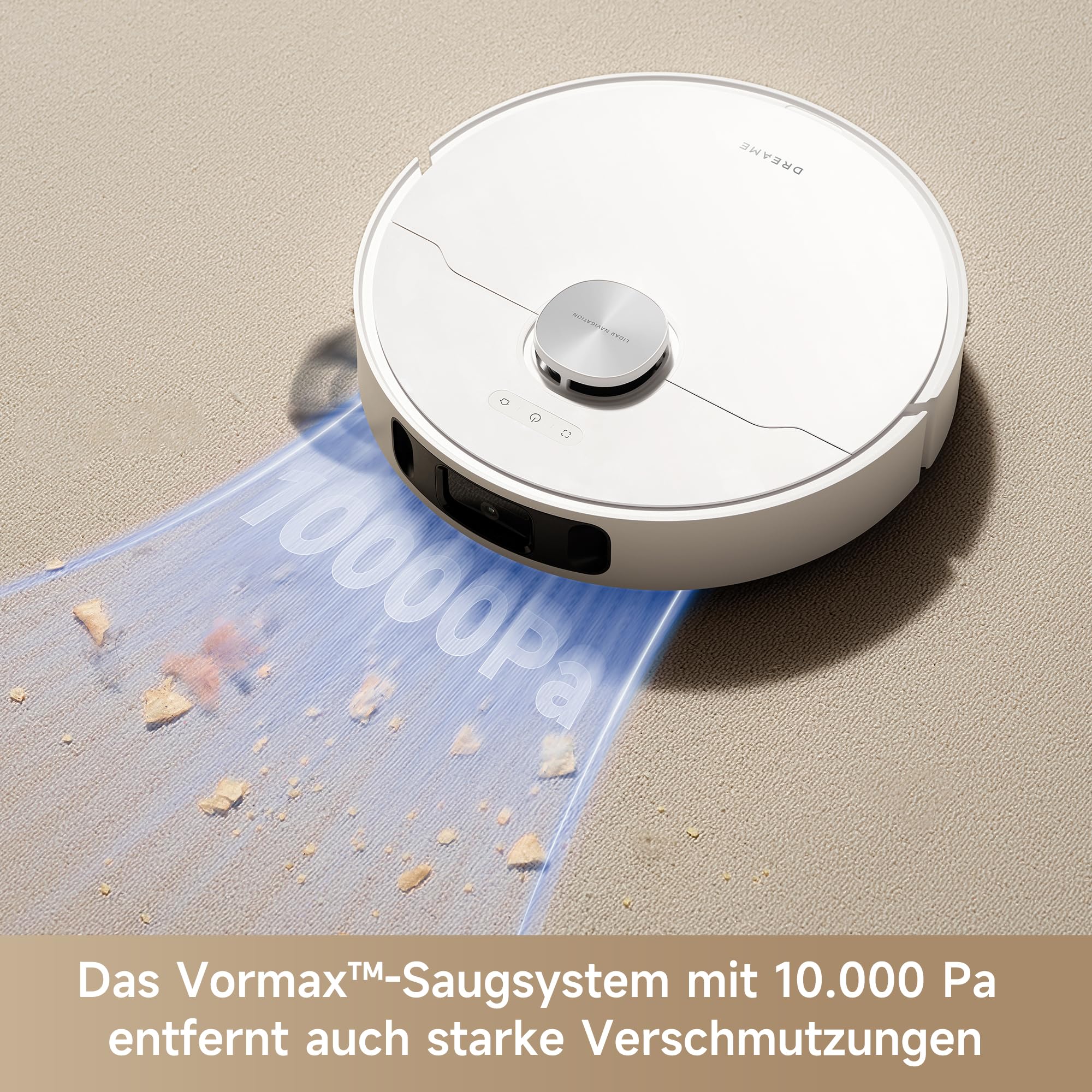 dreame L10s Ultra Gen 2 Saugroboter, 10.000Pa, Wischfunktion, MopExtend RoboSwing, Haustiermodus, automatische Basis, Teppichreinigung